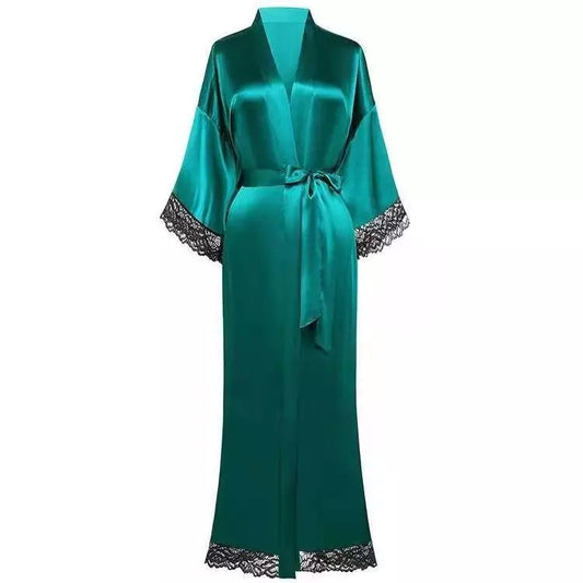 Money Green Kimono Robe