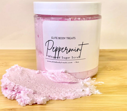 Peppermint Whipped Sugar Scrub